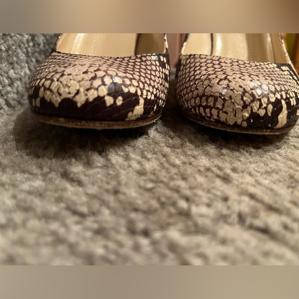 Kate Spade Python Pattern Heels 5.5 - image 2